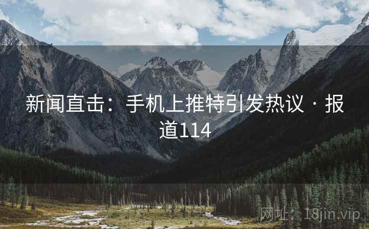 新闻直击:手机上推特引发热议 · 报道114